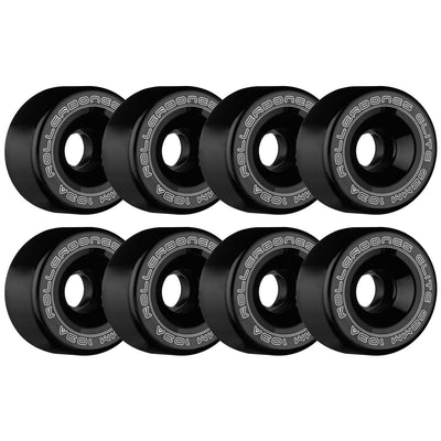 Rollerbones Art Elite Competition Wheels Black 62mm 103a - Set of 8