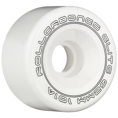 Rollerbones Art Elite Competition Wheels White 62mm 101a - Set of 8