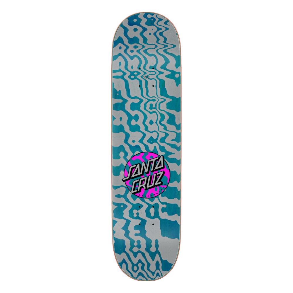 Santa Cruz Zebra Marble Dot 7 Ply Birch Skateboard Deck - 8.125"