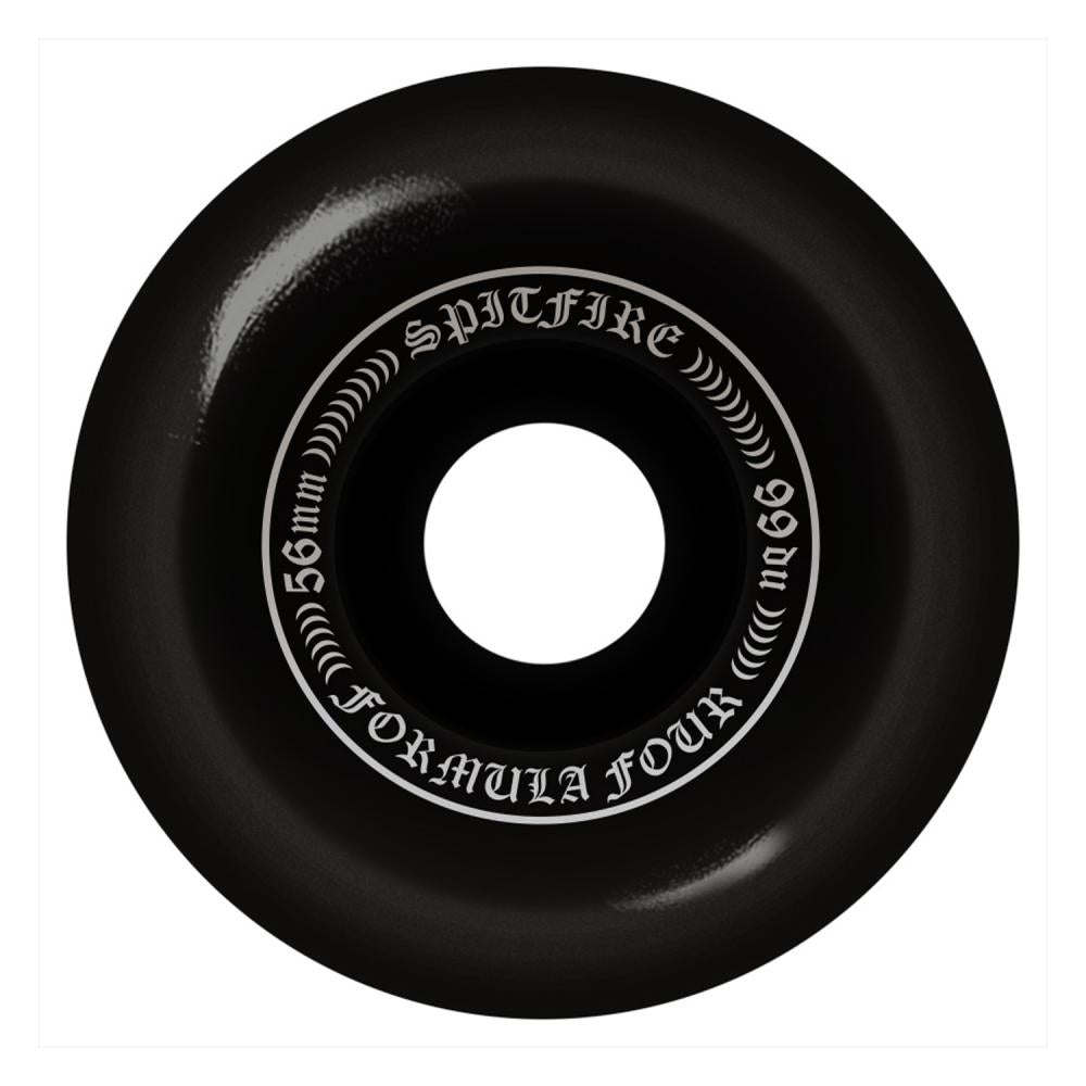 Spitfire Formula Four OG Classics Black Skateboard Wheels - 56mm 99D