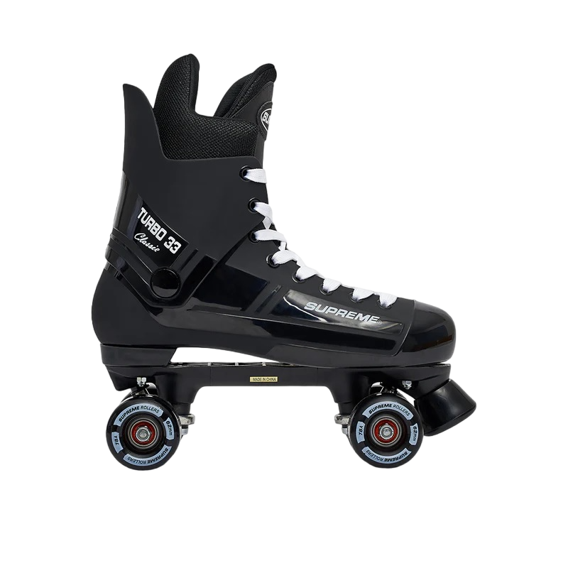 Supreme Turbo Roller Skates with Black Supreme Wheels