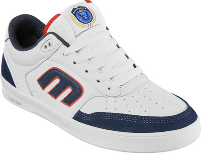 Etnies The Aurelien Michelin Skate Shoes - White/Navy/Red