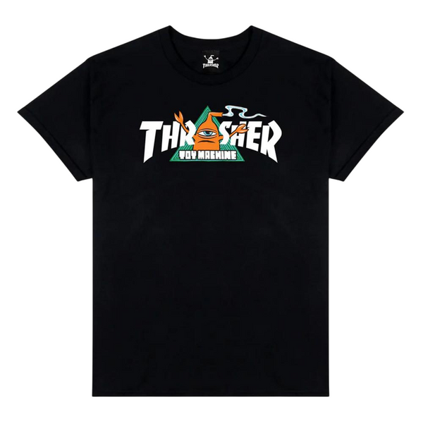 Thrasher X Toy Machine Vortex T Shirt - Black – Slick's Skate Store