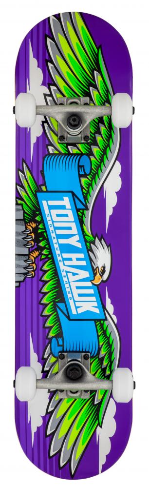 Tony Hawk 180 Series Wingspan Purple Skateboard - 7.75"