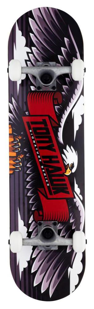 Tony Hawk 180 Series Wingspan Special Black/Red Skateboard - 8.0"
