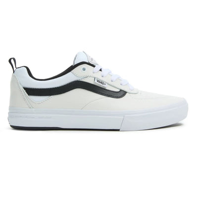 Vans Kyle Walker Skate Shoes - Leather White/Black