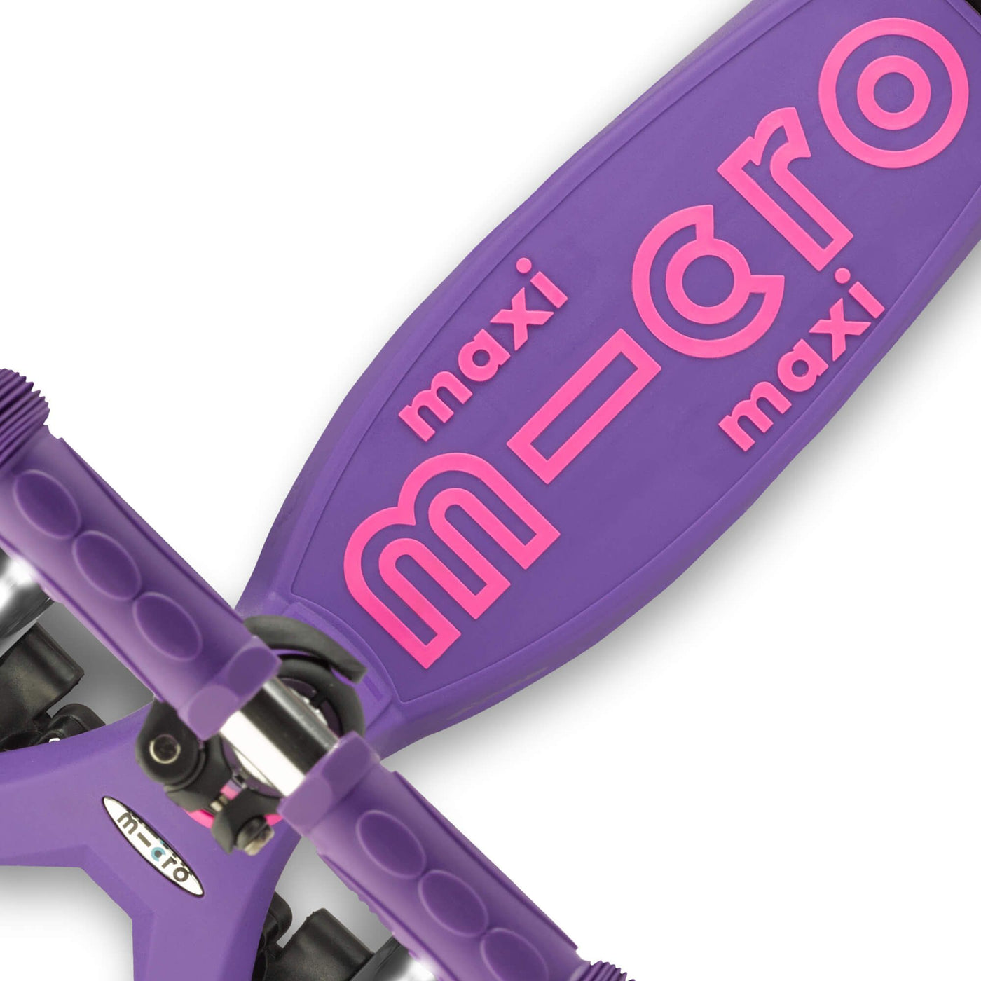Patinete LED Maxi Micro Deluxe - Púrpura