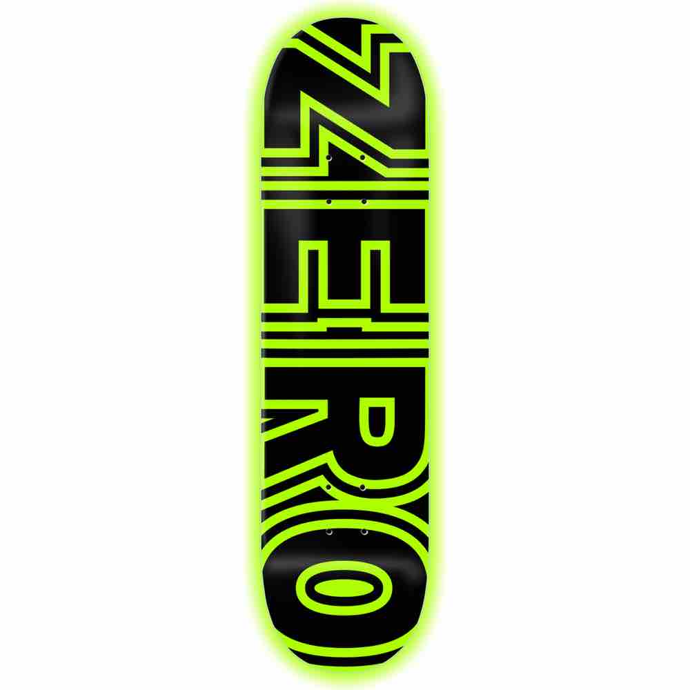 Zero GITD Bold Skateboard Deck - 8.25"