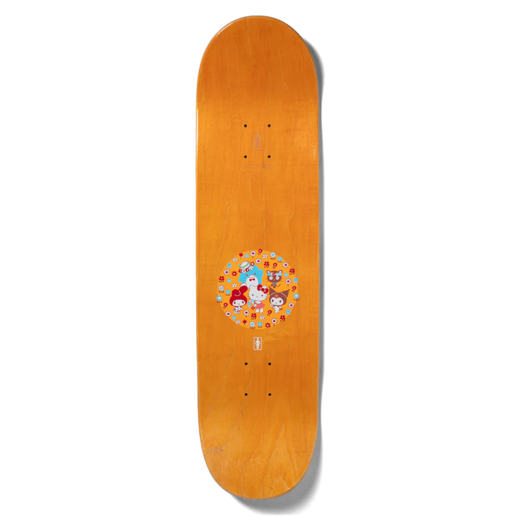 Girl Bennett Hello Kitty et ses amis Skateboard Deck - 8,25"