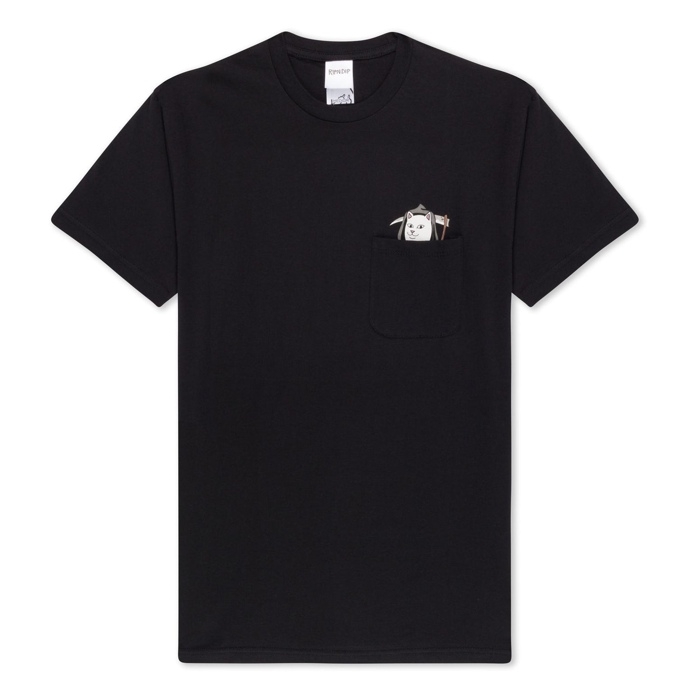 RIPNDIP Grim Lord Nermal Pocket T-Shirt - Black