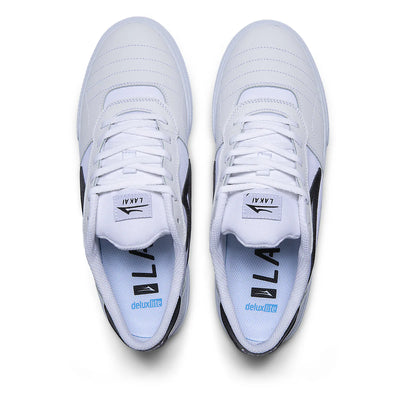 Lakai Cambridge Leather Skate Shoes - White/Blue