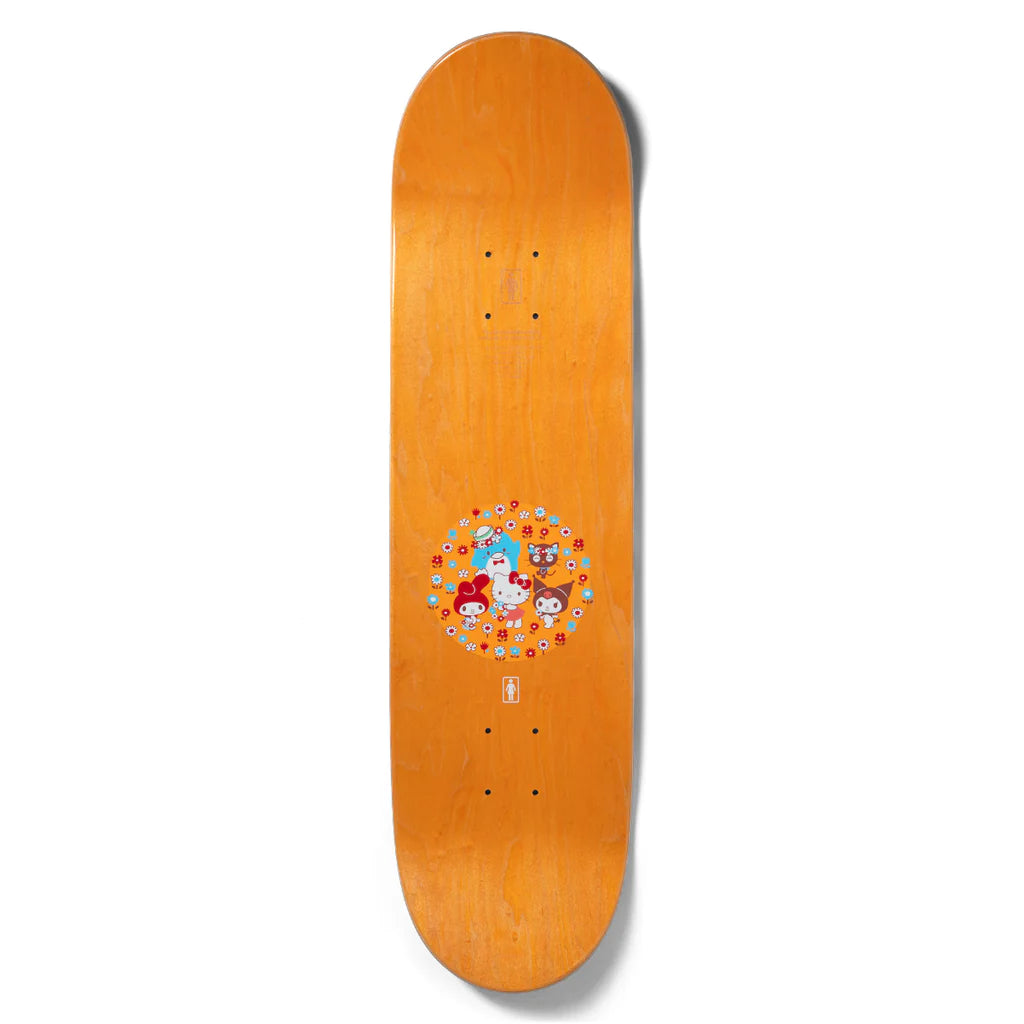 Girl Carroll Hello Kitty And Friends Skateboard Deck - 8.0"