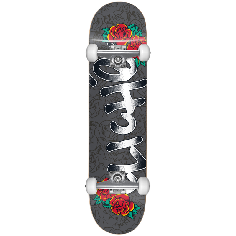 Cliche Traditional Youth FP Black Complete Skateboard - 7.0"