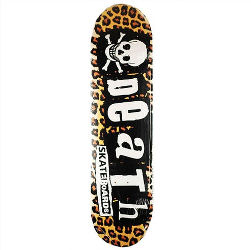 Death Leopard Punk Skateboard Deck - 8.1"