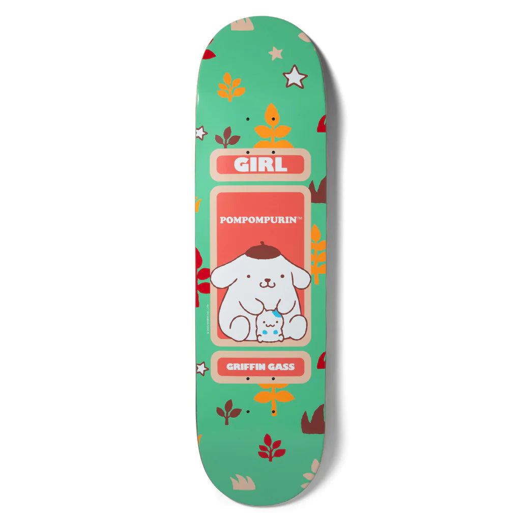 Girl Gass Hello Kitty And Friends Skateboard Deck - 8.5"