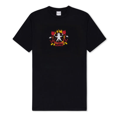Camiseta RIPNDIP World - Negro vintage