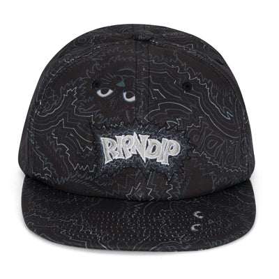 RIPNDIP Big Pussy Energy 6 Panel Hat - Black
