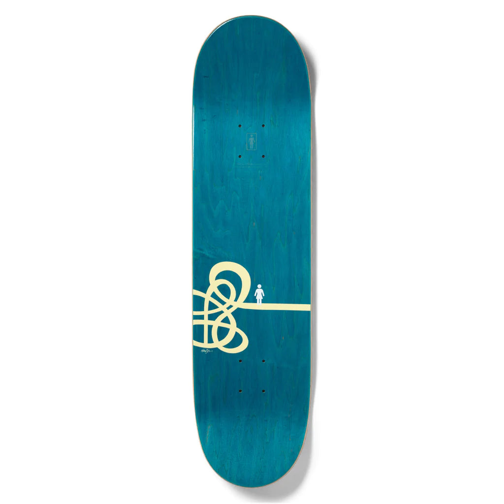 Girl Jenkins 30 Swirls Tyler Pacheco Skateboard Deck - 8,375"