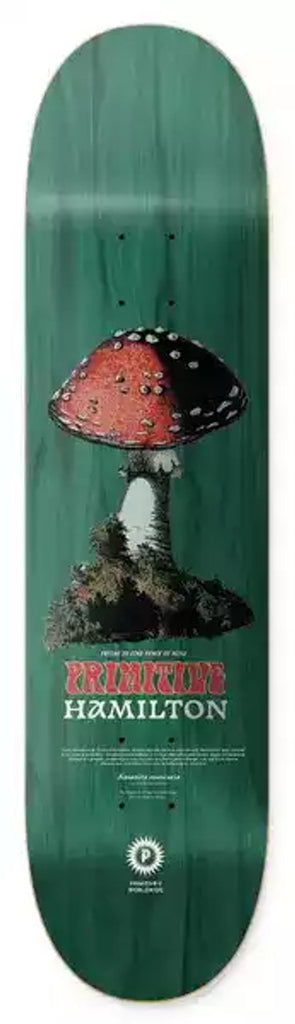 Primitive Hamilton Red Cap Skateboard Deck - 8.38