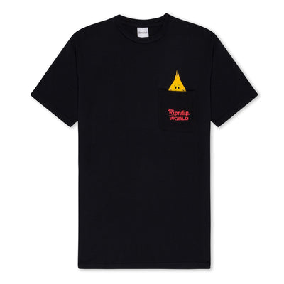 RIPNDIP FU Flameboy Pocket T-Shirt - Noir Vintage