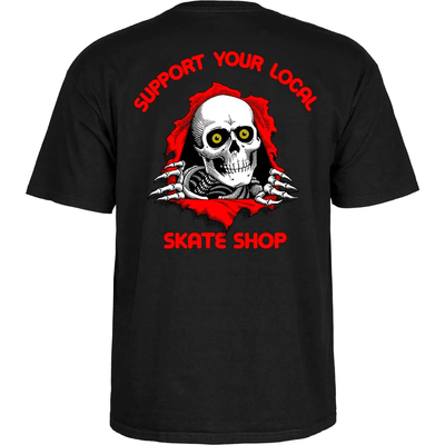 Powell Peralta Support Your Local Skate Shop T Shirt - Black