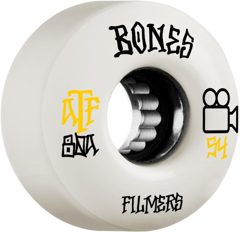 Bones ATF Filmers Skateboard Wheels - 54mm 80a