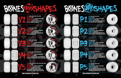 Roues de skateboard Bones STF Retros Sidecut V5 - 54 mm 99a