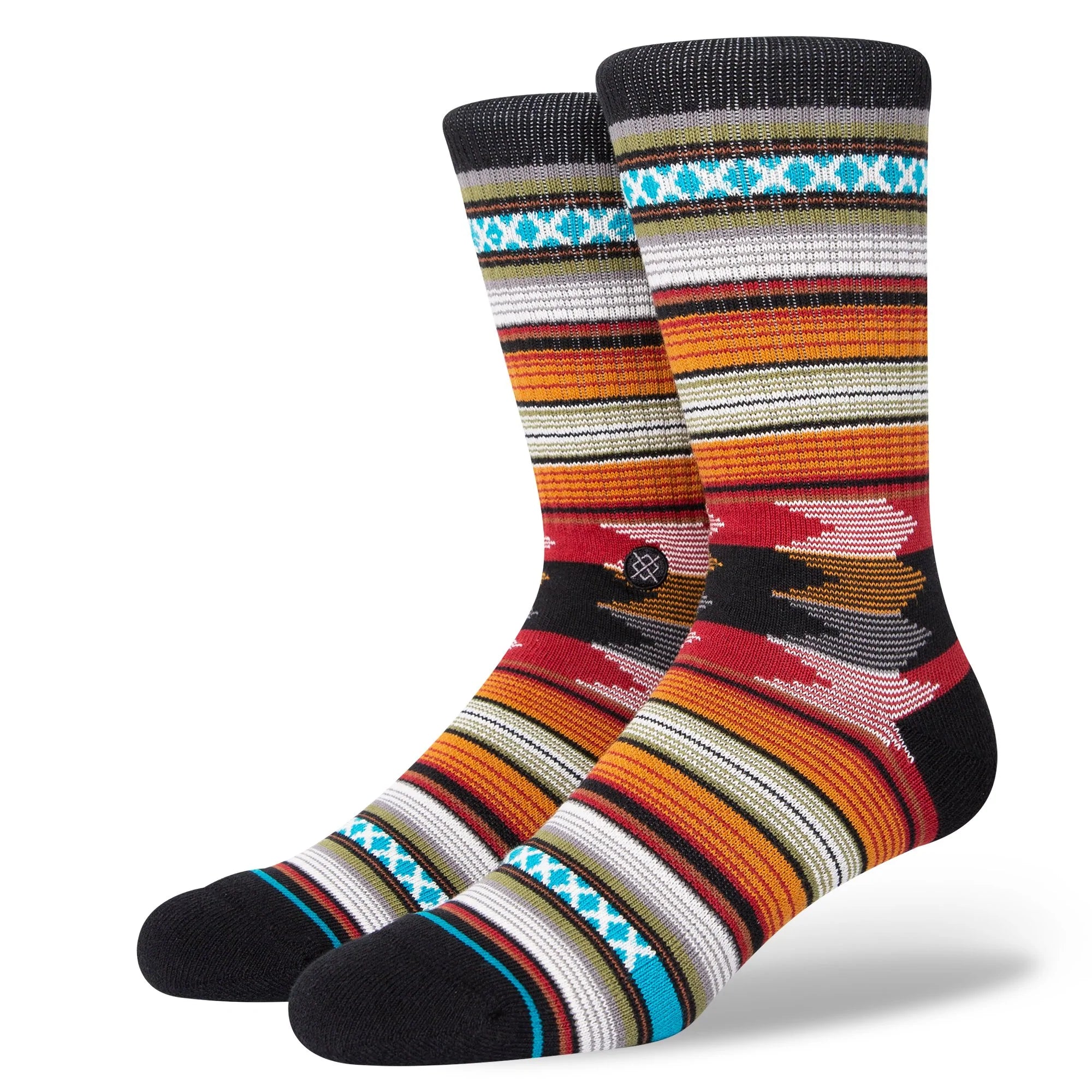 Stance Baron Socks Black - Stance Socks – Slick's Skate Store
