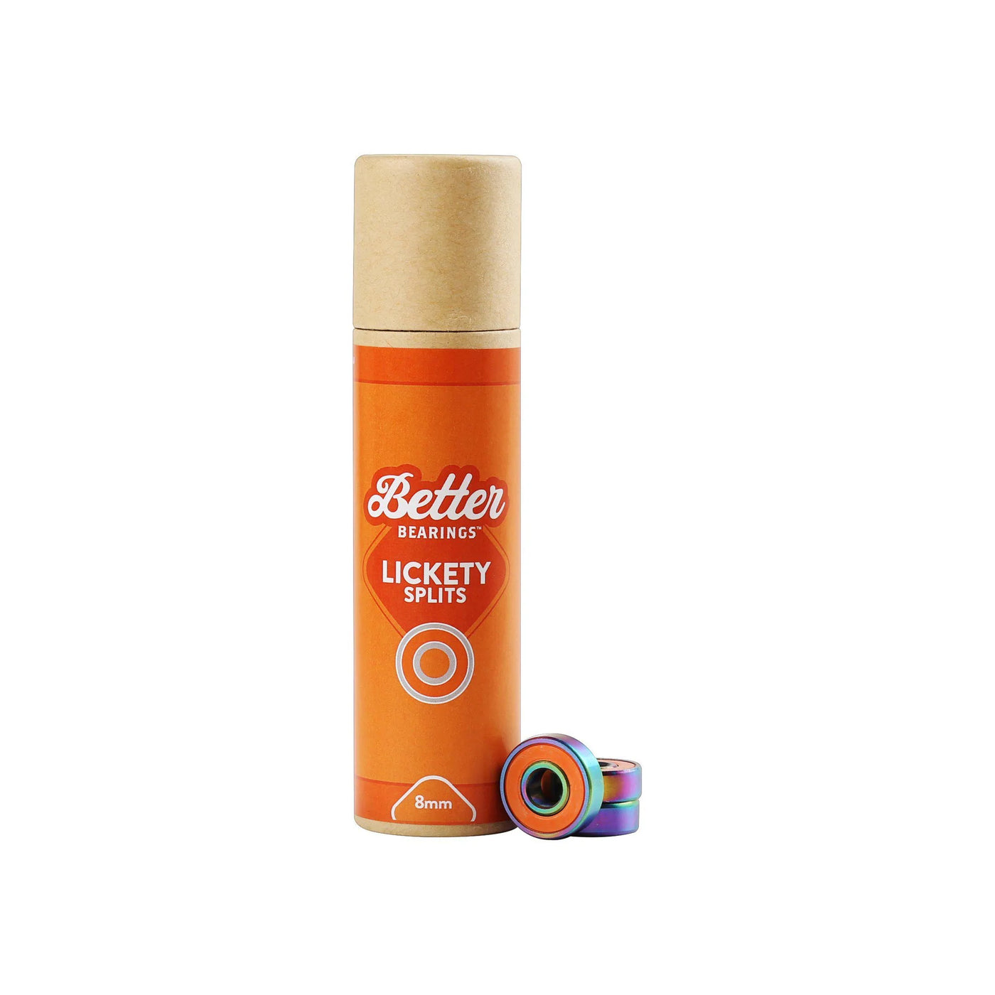 Better Bearings Lickety Splits 8mm - Naranja Juego de 16