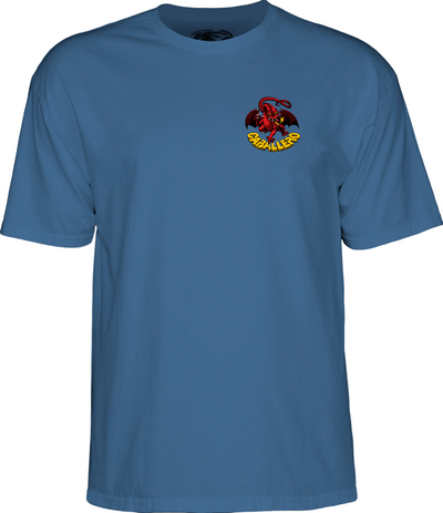 Powell Peralta Cab Classic Dragon II T Shirt - Slate Blue