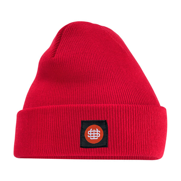Slick's Monogram Beanie - Classic Red