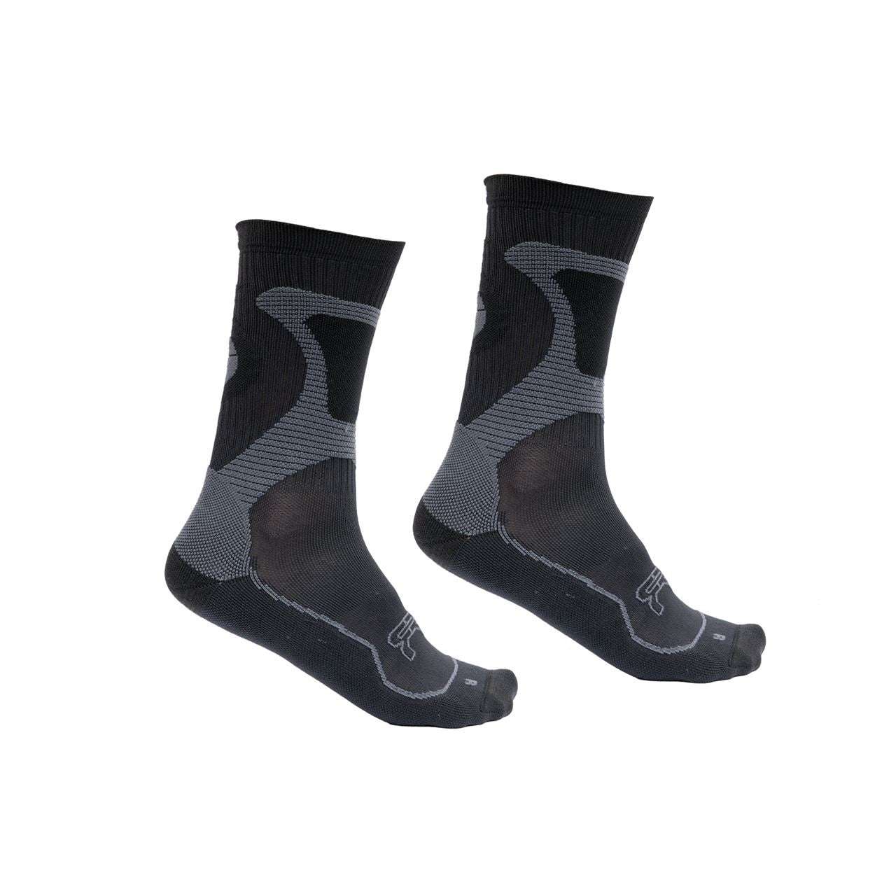 FR Nano Sports Socks - Black/Grey