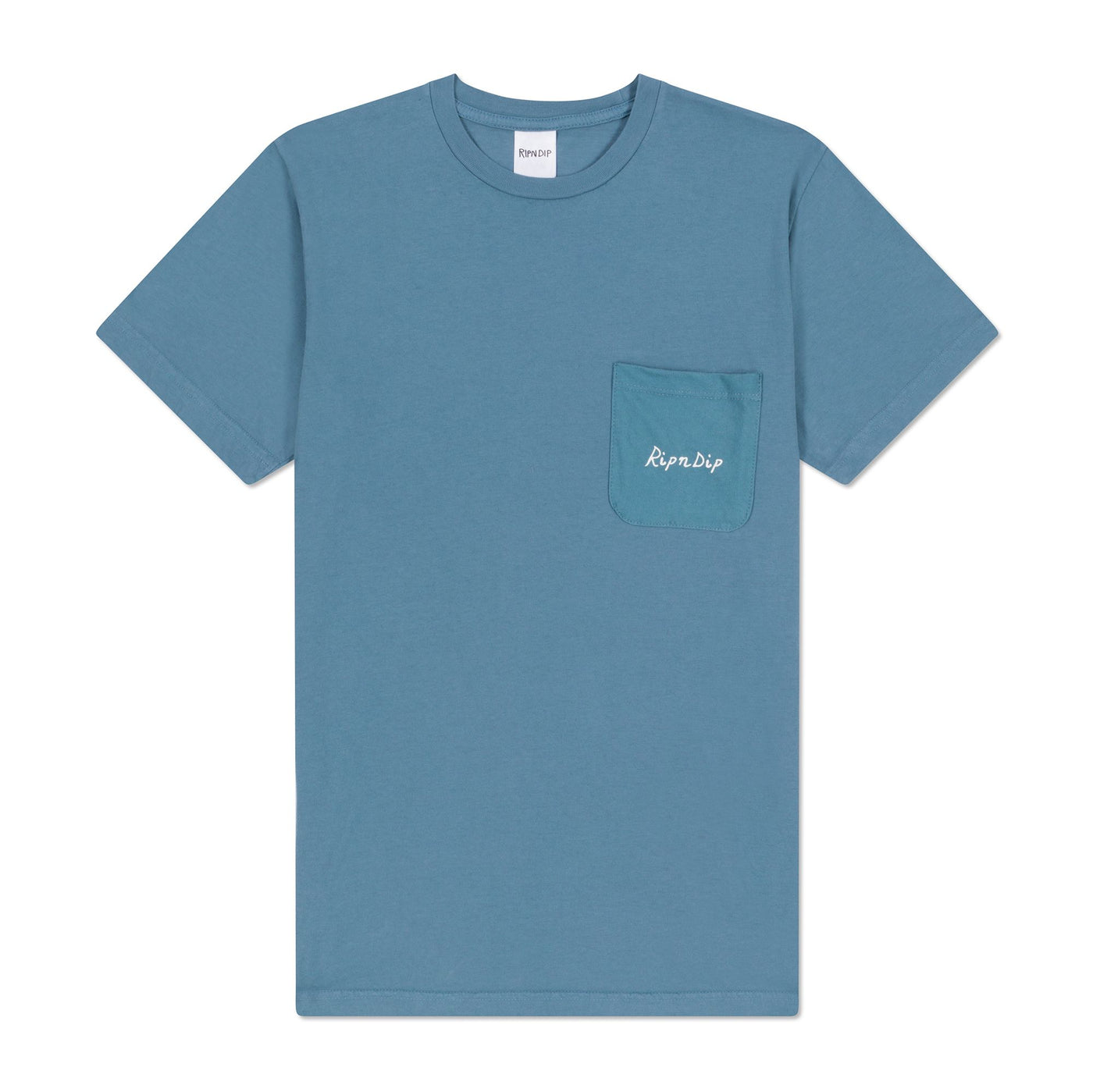 RIPNDIP Nerma Lisa Pocket T-Shirt - Light Slate
