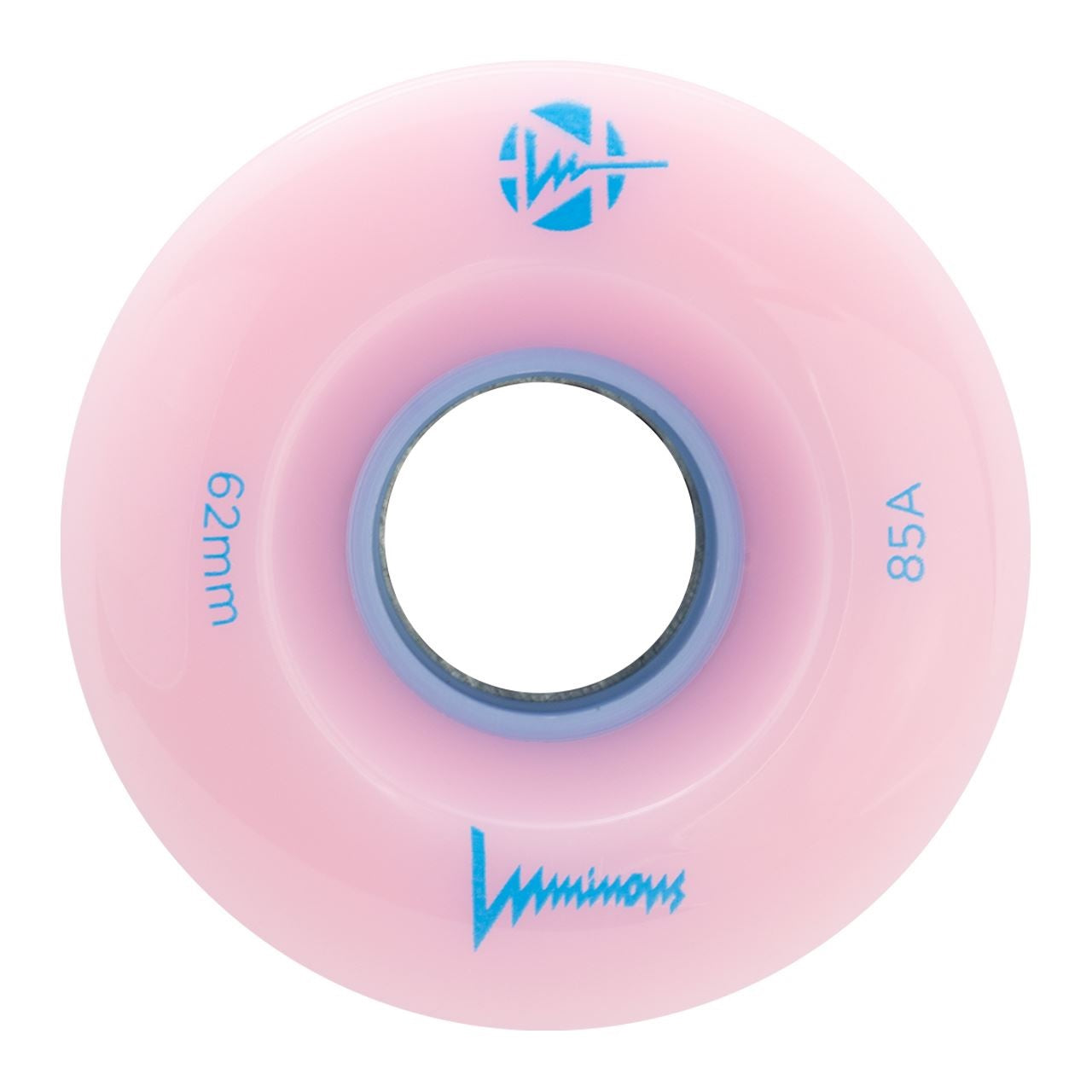 Luminous Light Up Quad Wheels Pink/Light Blue 62mm 85a - 4 Pack