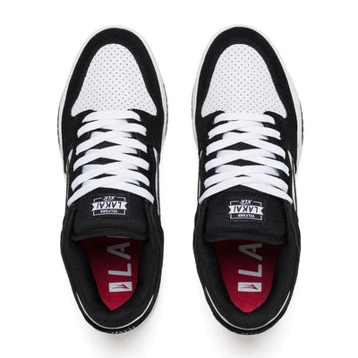 Chaussures de skate Lakai Telford Low - Daim noir/blanc 