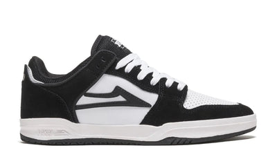 Lakai Telford zapatos de skate bajos - ante negro/blanco 