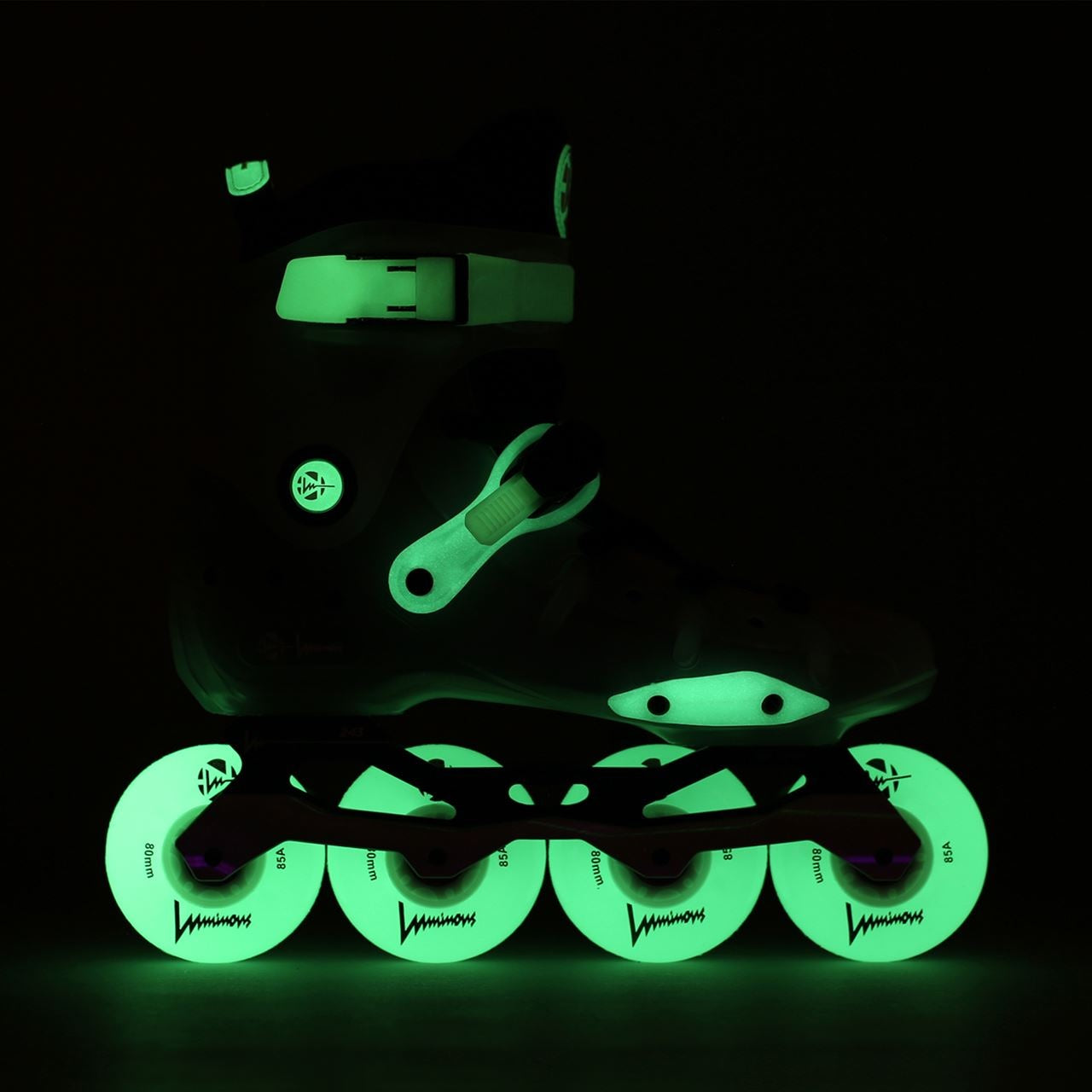 Luminous Ray Inline Skates - Clear
