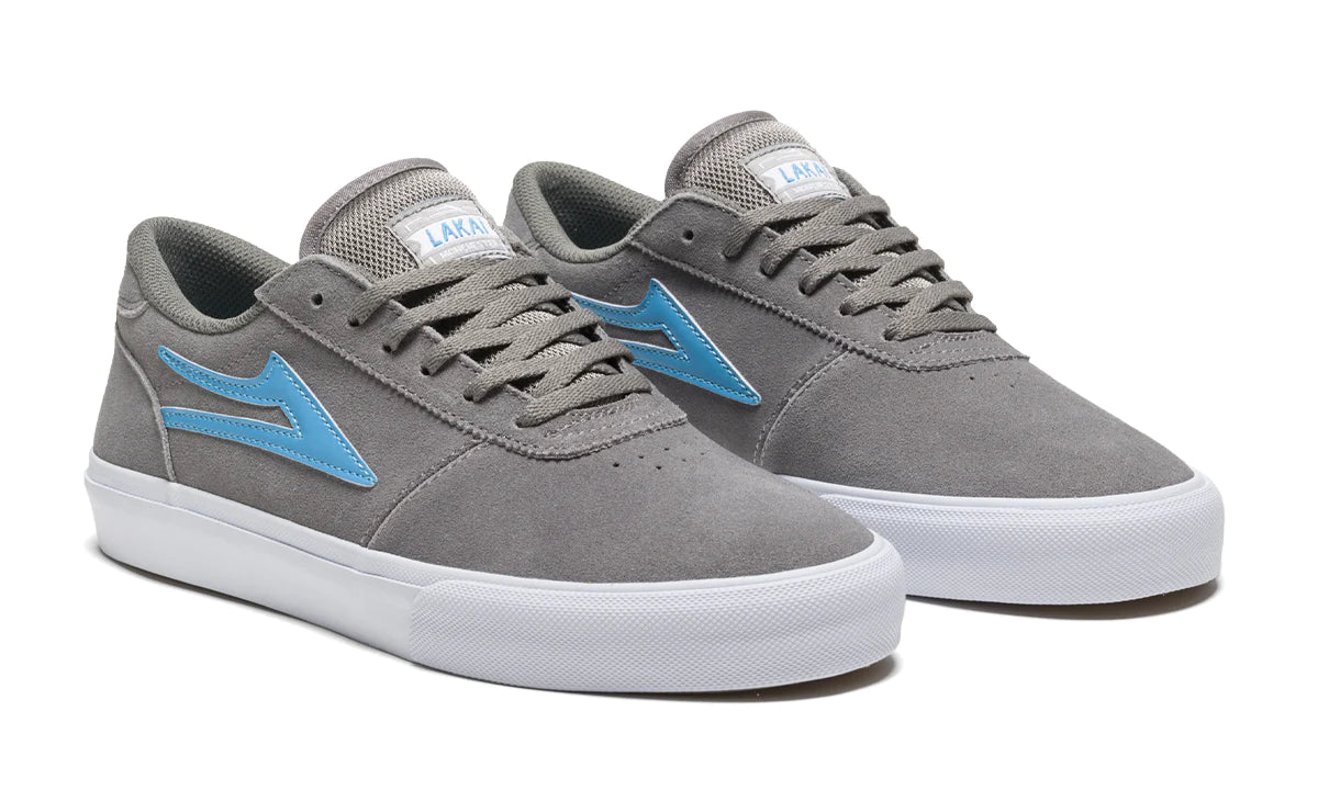 Lakai Manchester Skate Shoes - Grey/Teal