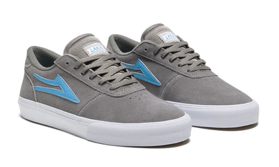 Lakai Manchester Skate Shoes - Grey/Teal