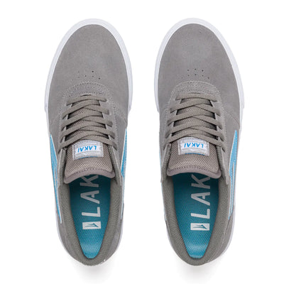 Lakai Manchester Skate Shoes - Grey/Teal