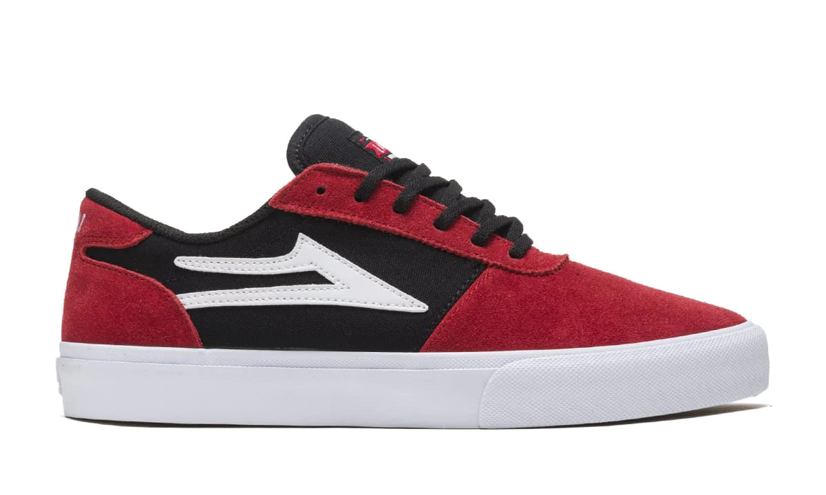 Lakai Manchester Skate Shoes - Red/Black