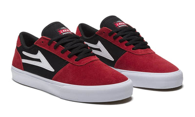 Lakai Manchester Skate Shoes - Red/Black