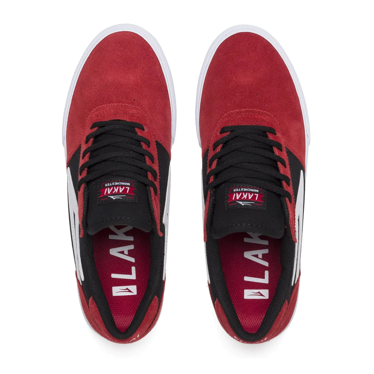 Lakai Manchester Skate Shoes Red Black Slick s Skate Store lakai-manchester-skate-shoes-red-black-slick-s-skate-store