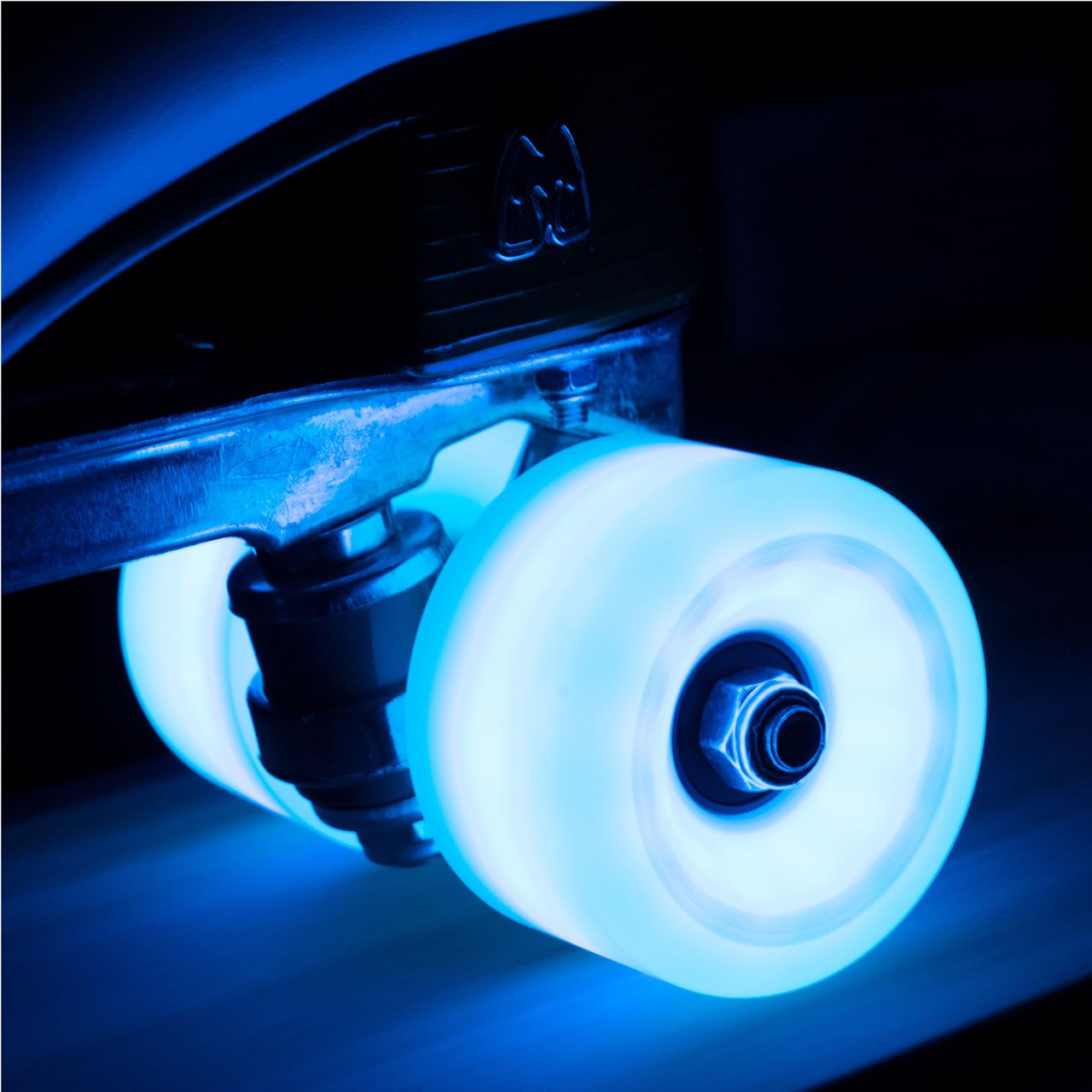 Roues de patins à roulettes lumineuses LED Moxi Cosmo Glow Galaxy Green 62 mm 80a - Paquet de 4