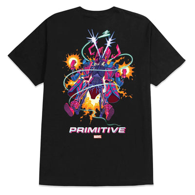T-shirt Primitif Marvel X Nychos Galactus - Noir 