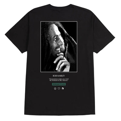 Camiseta Primitive x Marley Life Forever - Negro 