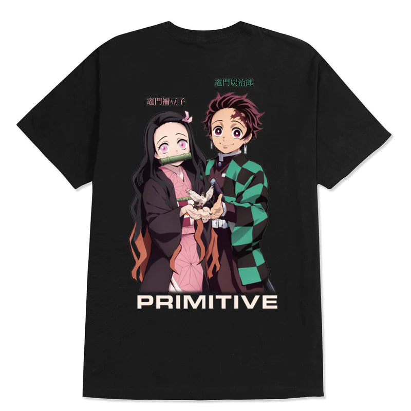 Primitive X Demon Slayer 2 Kamado T Shirt - Black