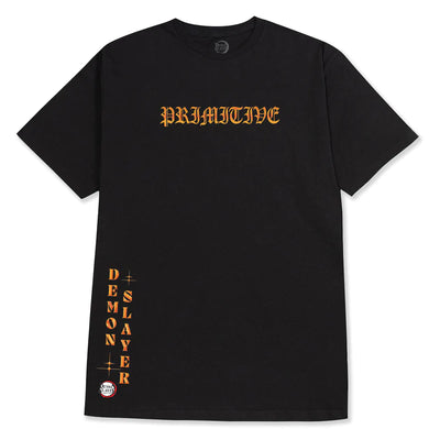 Camiseta Primitive X Demon Slayer 2 Trueno - Negro 