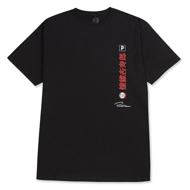 Camiseta Primitive X Demon Slayer 2 Kyojuro - Negro