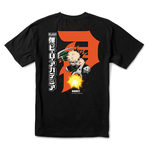 Primitive X My Hero Academia Dirty P Katsuki Bakugo T Shirt - Black